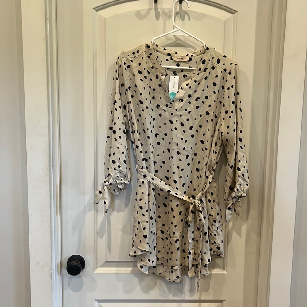 Segura Maternity Tie Sleeve Blouse